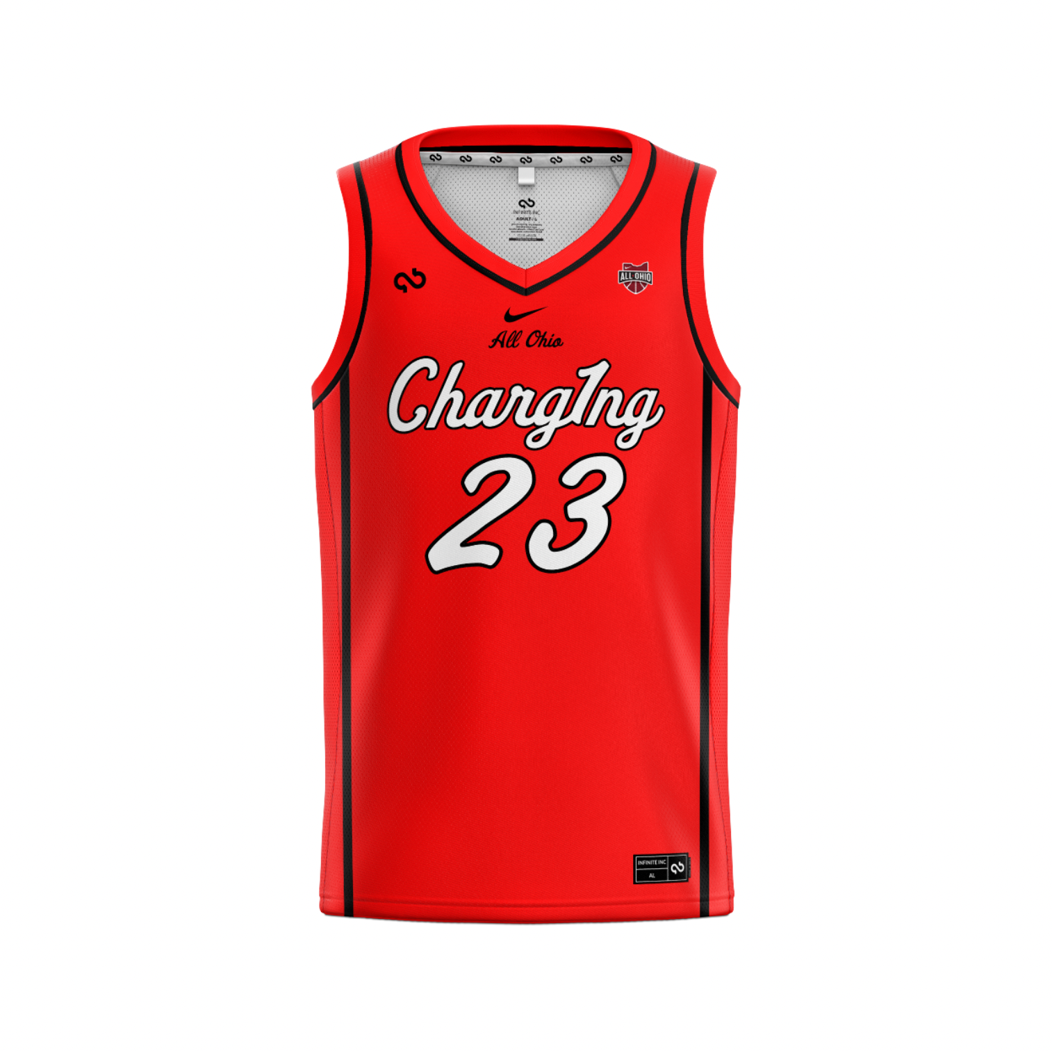 CHARG1NG 6th Grade Red Jersey